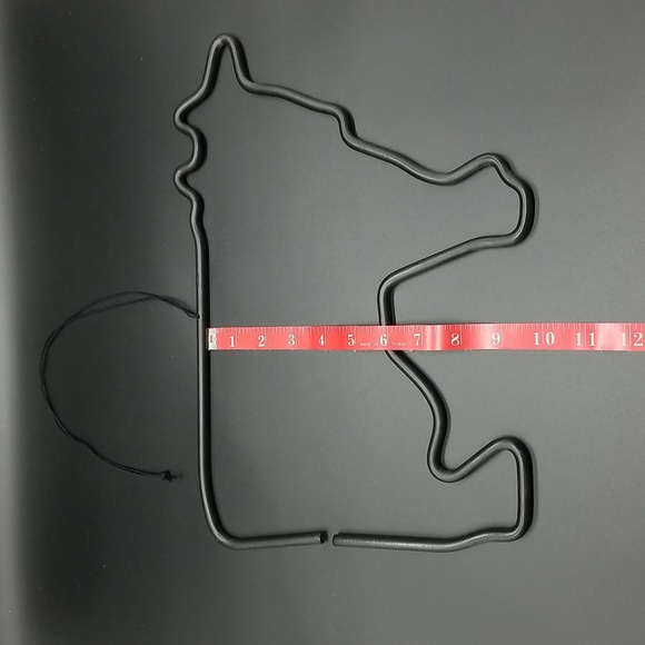 Vintage Wrought Iron Cow Shaped Dinner Bell Ringer - Picture 2 of 7